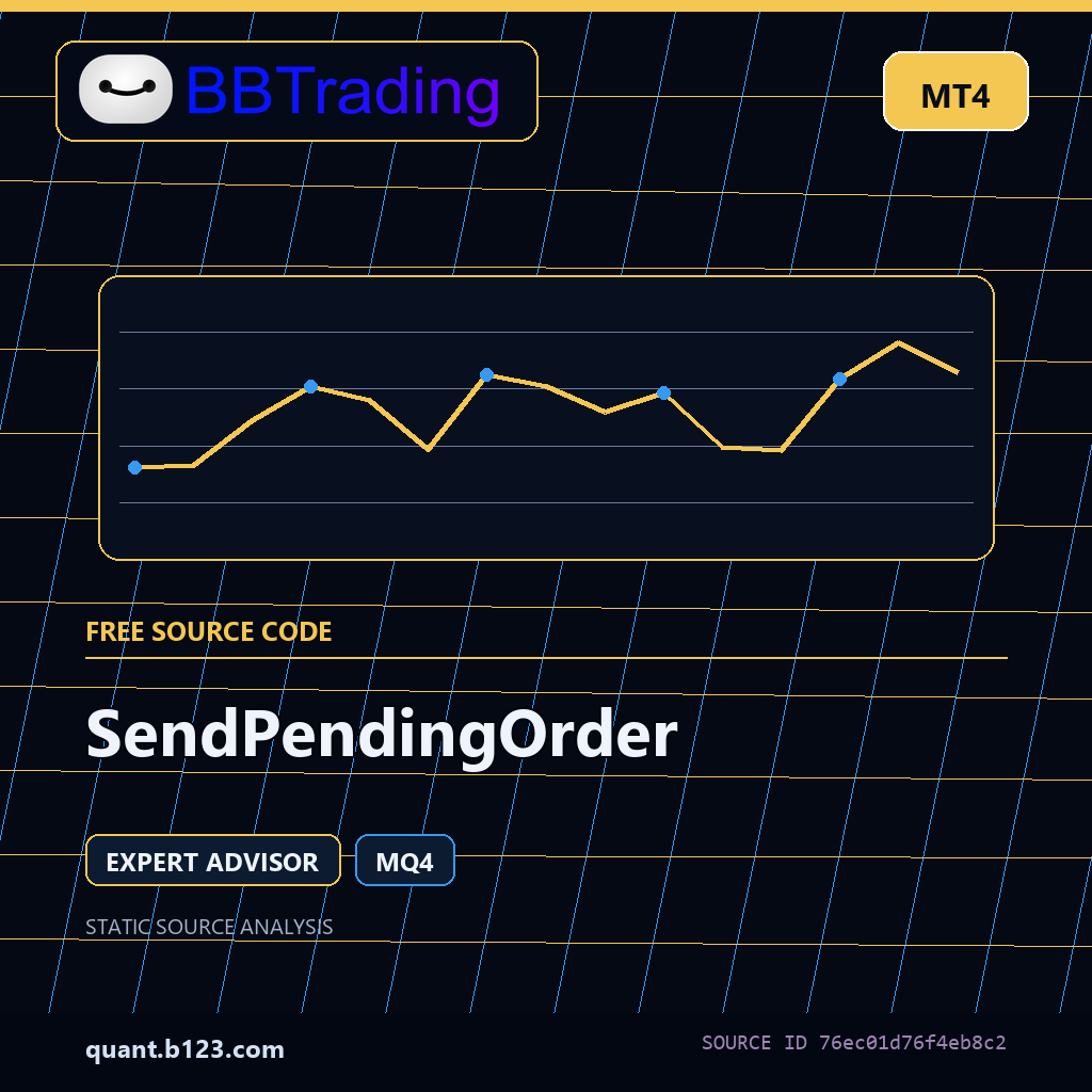 sendpendingorder-bbtrading-source-cover SendPendingOrder MT4 EA source code download cover
