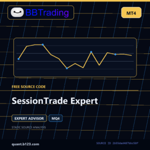 SessionTrade Expert MT4 EA source code download cover