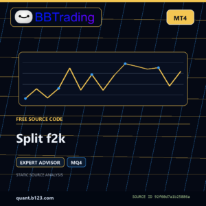 Split f2k MT4 EA source code download cover