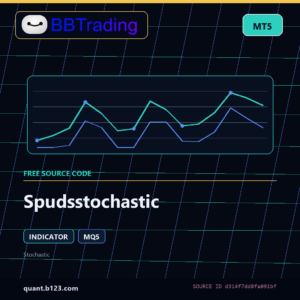 Spudsstochastic MT5 indicator source code download cover