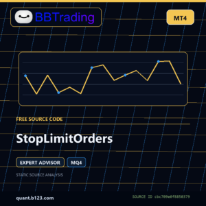 StopLimitOrders MT4 EA source code download cover