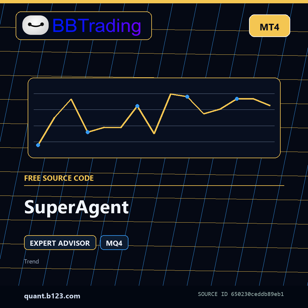 superagent-bbtrading-source-cover SuperAgent MT4 EA source code download cover