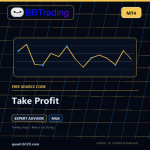 Take Profit MT4 EA source code download cover