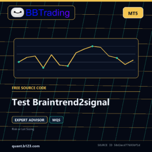 Test Braintrend2signal MT5 EA source code download cover