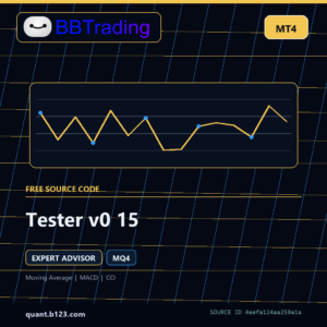 Tester v0 15 MT4 source code download cover