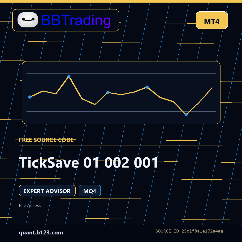 ticksave-01-002-001-bbtrading-source-cover TickSave 01 002 001 MT4 EA source code download cover
