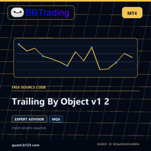 Trailing By Object v1 2 MT4 EA source code download cover