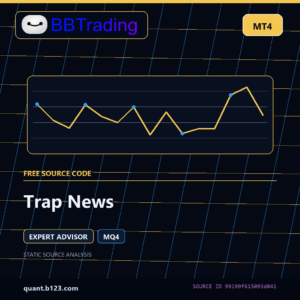 Trap News MT4 EA source code download cover