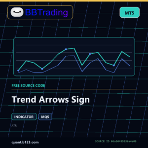 Trend Arrows Sign MT5 indicator source code download cover