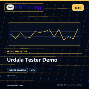 Urdala Tester Demo MT4 EA source code download cover