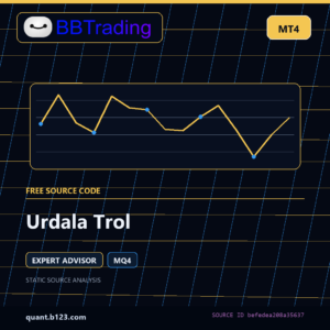 Urdala Trol MT4 EA source code download cover