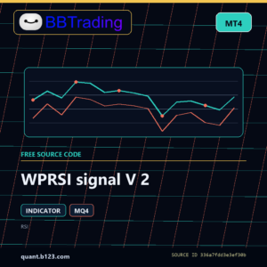 WPRSI signal V 2 MT4 indicator source code download cover