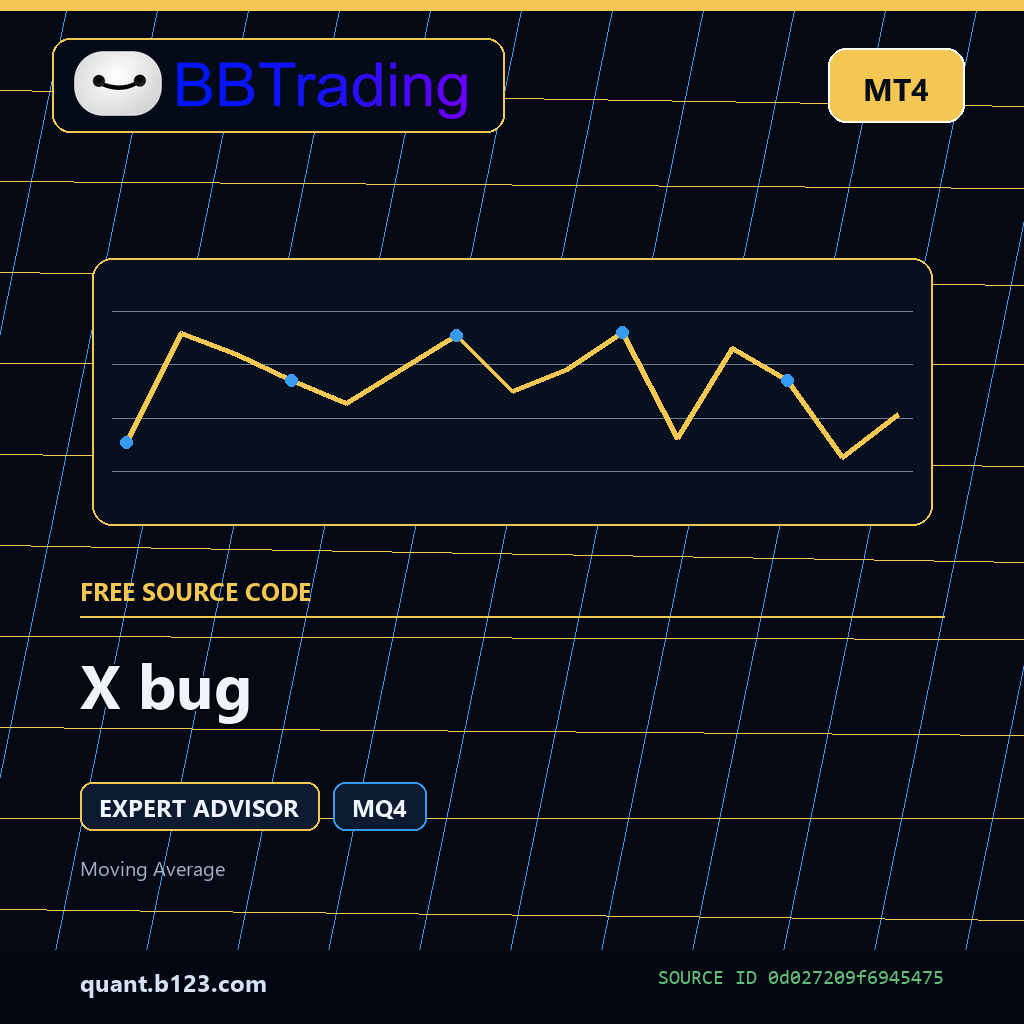 x-bug-bbtrading-source-cover X bug MT4 EA source code download cover