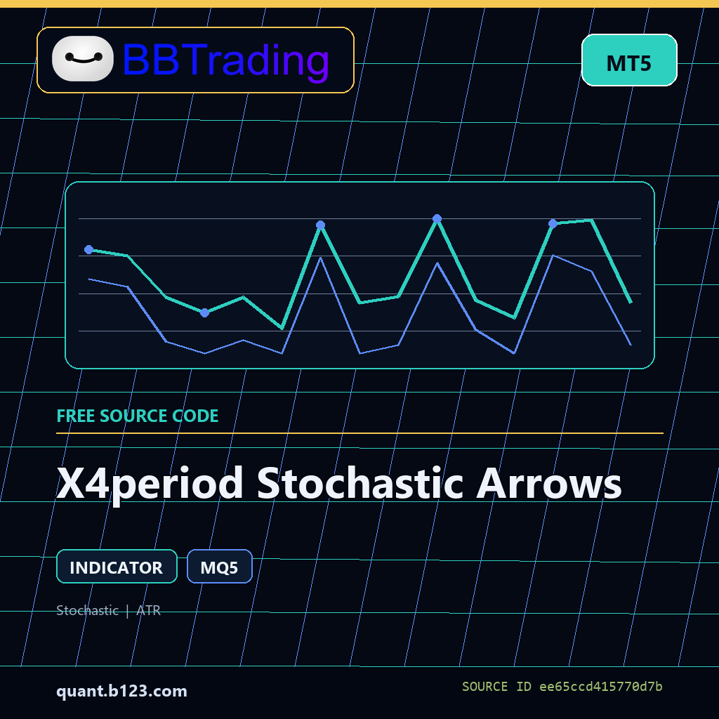 x4period-stochastic-arrows-bbtrading-source-cover X4period Stochastic Arrows MT5 indicator source code download cover