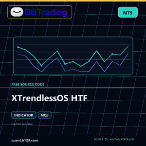 XTrendlessOS HTF MT5 indicator source code download cover