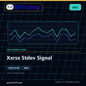 Xxrsx Stdev Signal MT5 indicator source code download cover
