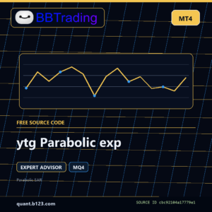 ytg Parabolic exp MT4 EA source code download cover