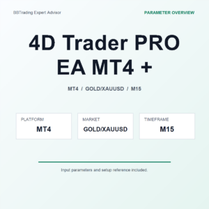 4D Trader PRO EA MT4 + MT4 Expert Advisor cover