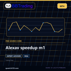 Alexav speedup m1 MT4 EA source code download cover