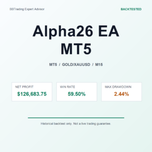 Alpha26 EA MT5 MT5 Expert Advisor cover