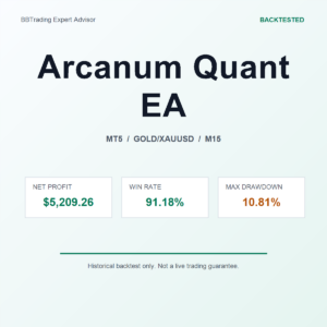 Arcanum Quant EA MT5 Expert Advisor cover