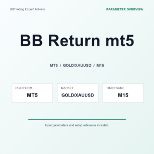 BB Return mt5 MT5 Expert Advisor cover
