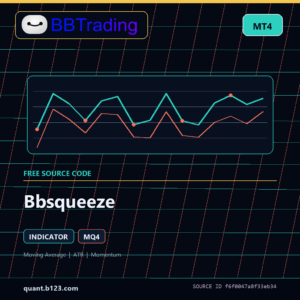 Bbsqueeze MT4 indicator source code download cover