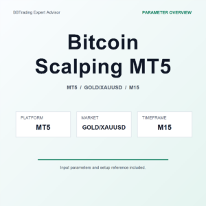 Bitcoin Scalping MT5 MT5 Expert Advisor cover