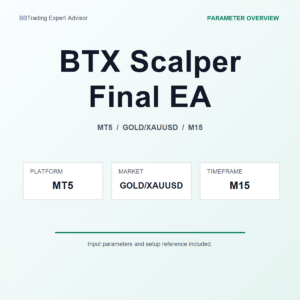 BTX Scalper Final EA MT5 Expert Advisor cover