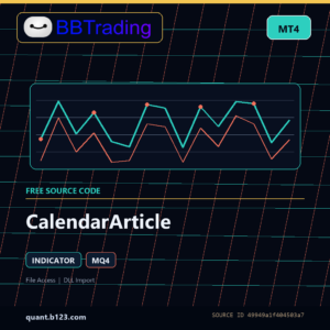 CalendarArticle MT4 indicator source code download cover