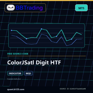 ColorJSatl Digit HTF MT5 indicator source code download cover