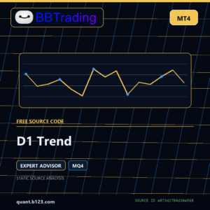 D1 Trend MT4 EA source code download cover