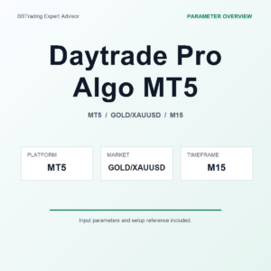 Daytrade Pro Algo MT5 MT5 Expert Advisor cover