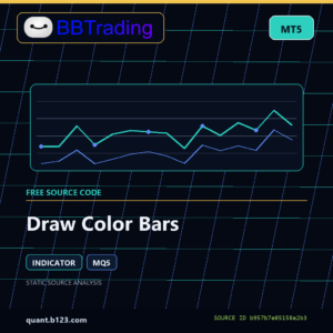 Draw Color Bars MT5 indicator source code download cover