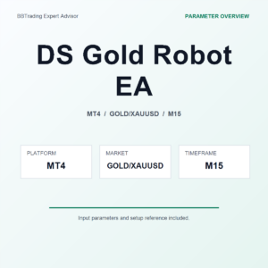 DS Gold Robot EA MT4 Expert Advisor cover