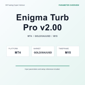 Enigma Turb Pro v2.00 MT4 Expert Advisor cover