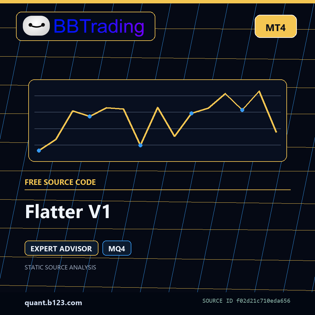 flatter-v1-bbtrading-source-cover Flatter V1 MT4 EA source code download cover