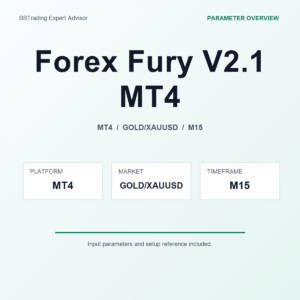 Forex Fury V2.1 MT4 MT4 Expert Advisor cover