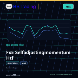Fx5 Selfadjustingmomentum Htf MT5 indicator source code download cover