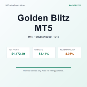 Golden Blitz MT5 MT5 Expert Advisor cover