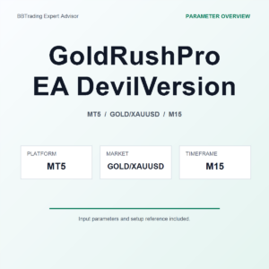 GoldRushPro EA DevilVersion MT5 Expert Advisor cover