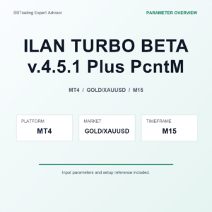 ILAN TURBO BETA v.4.5.1 Plus PcntM MT4 Expert Advisor cover