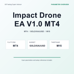Impact Drone EA V1.0 MT4 MT4 Expert Advisor cover