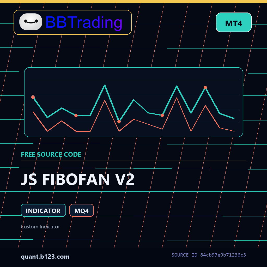 js-fibofan-v2-bbtrading-source-cover JS FIBOFAN V2 MT4 indicator source code download cover