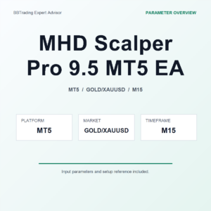 MHD Scalper Pro 9.5 MT5 EA MT5 Expert Advisor cover