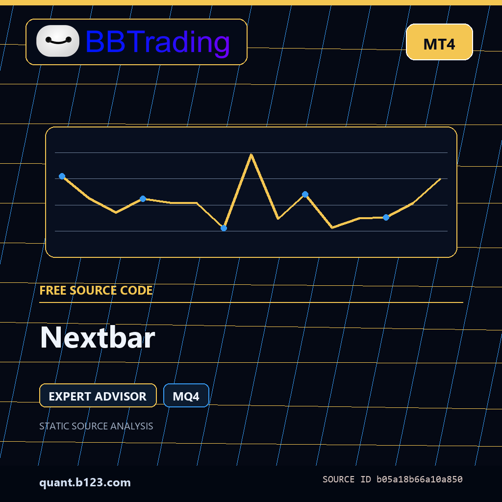 nextbar-bbtrading-source-cover Nextbar MT4 EA source code download cover