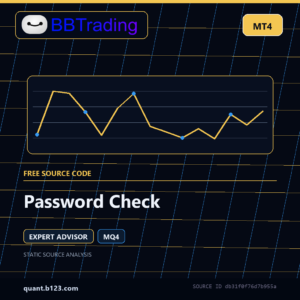Password Check MT4 EA source code download cover