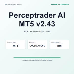 Perceptrader AI MT5 v2.43 MT5 Expert Advisor cover