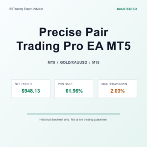 Precise Pair Trading Pro EA MT5 MT5 Expert Advisor cover