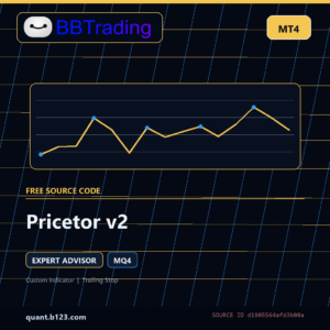 Pricetor v2 MT4 EA source code download cover
